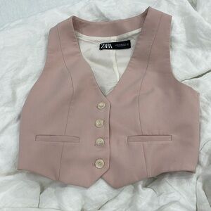 Zara Blush Pink Vest